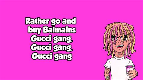 Gucci Gang by LIL PUMP Lyrics Meaning 